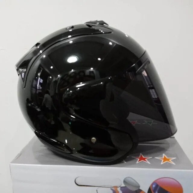 Medio casco de motocicleta