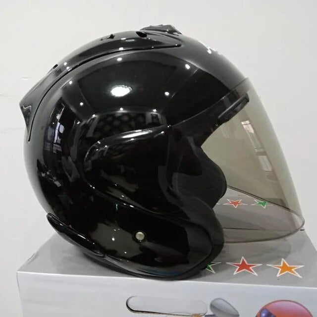 Medio casco de motocicleta