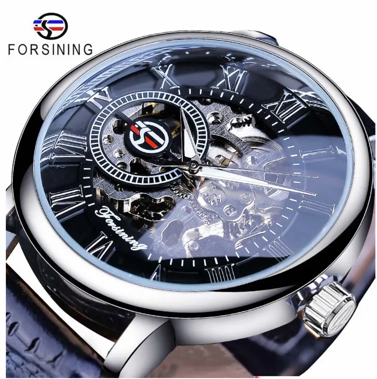 Reloj de marca de lujo para hombre.