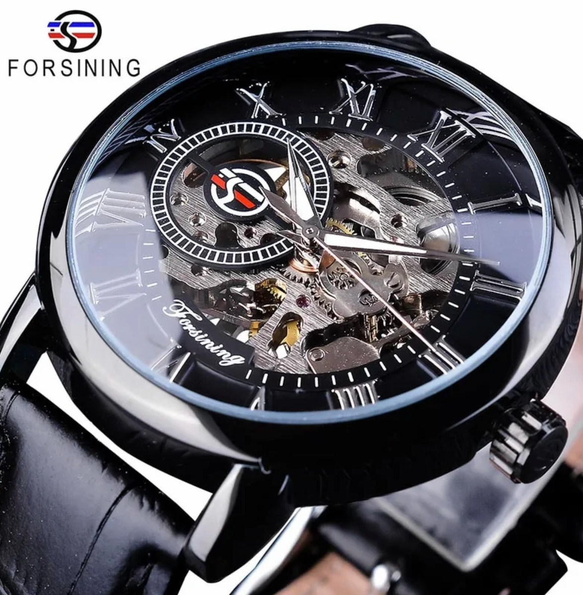 Reloj de marca de lujo para hombre.