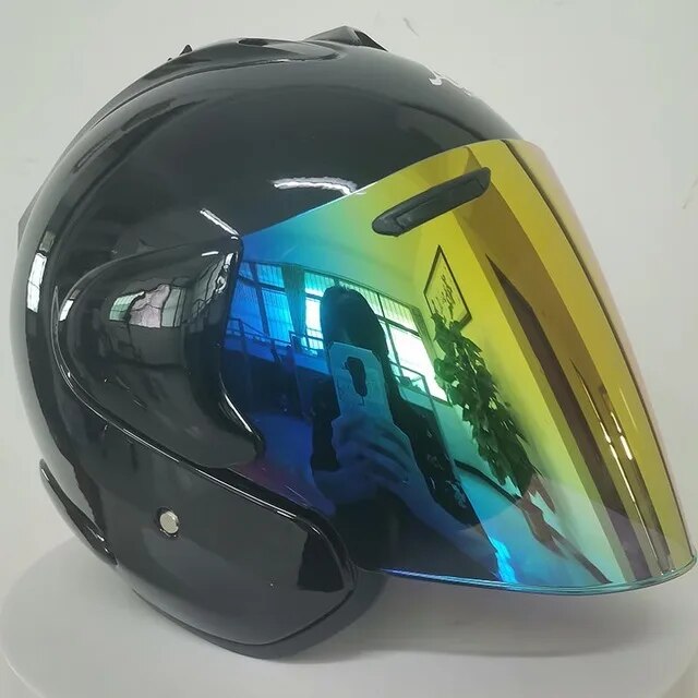 Medio casco de motocicleta