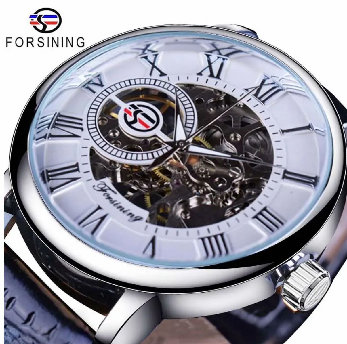 Reloj de marca de lujo para hombre.