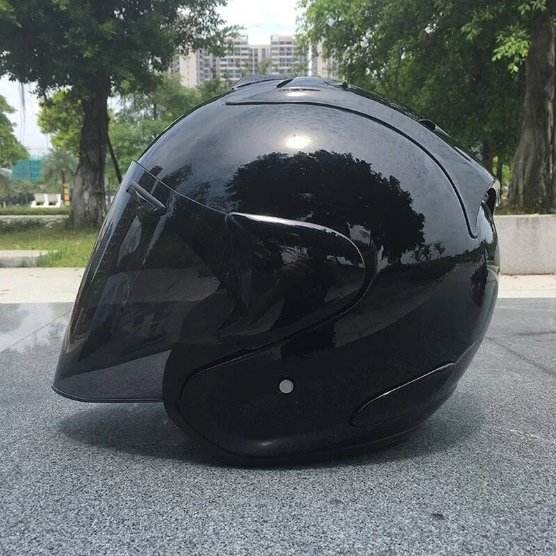 Medio casco de motocicleta