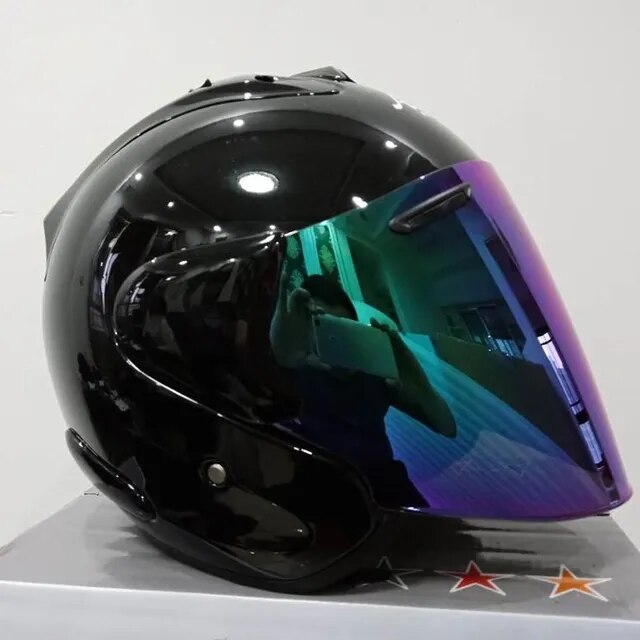 Medio casco de motocicleta