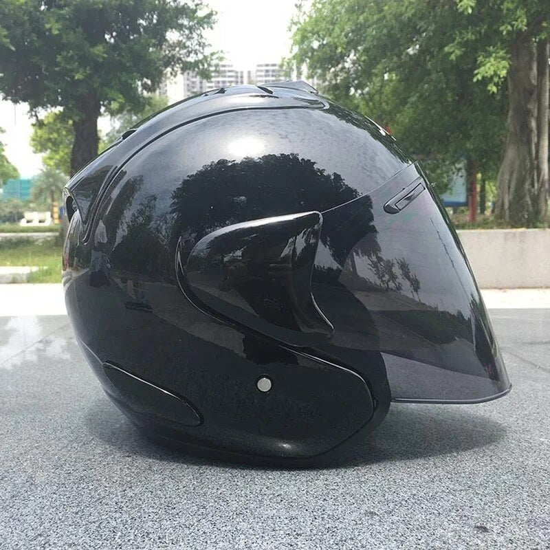 Medio casco de motocicleta