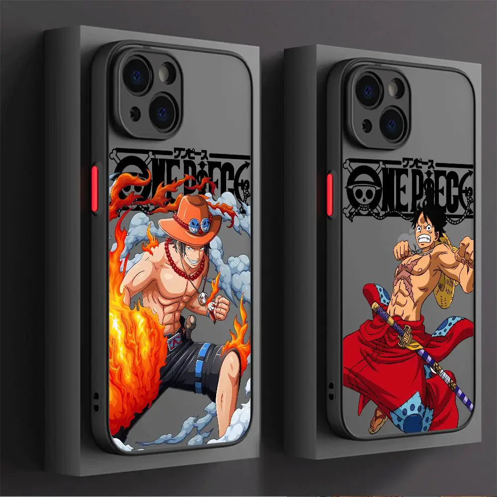 Funda de teléfono One Piece Anime para iPhone de Apple