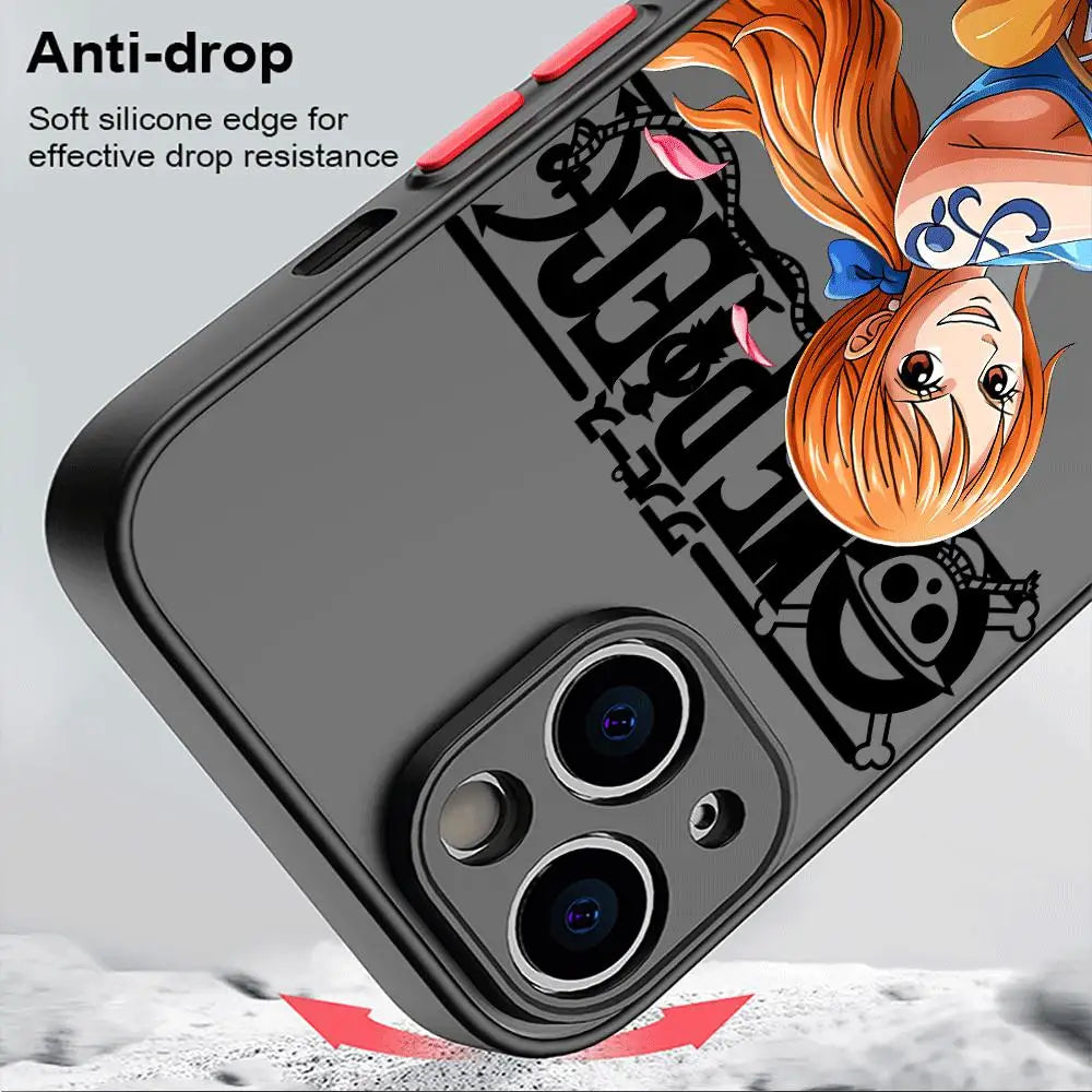 Funda de teléfono One Piece Anime para iPhone de Apple