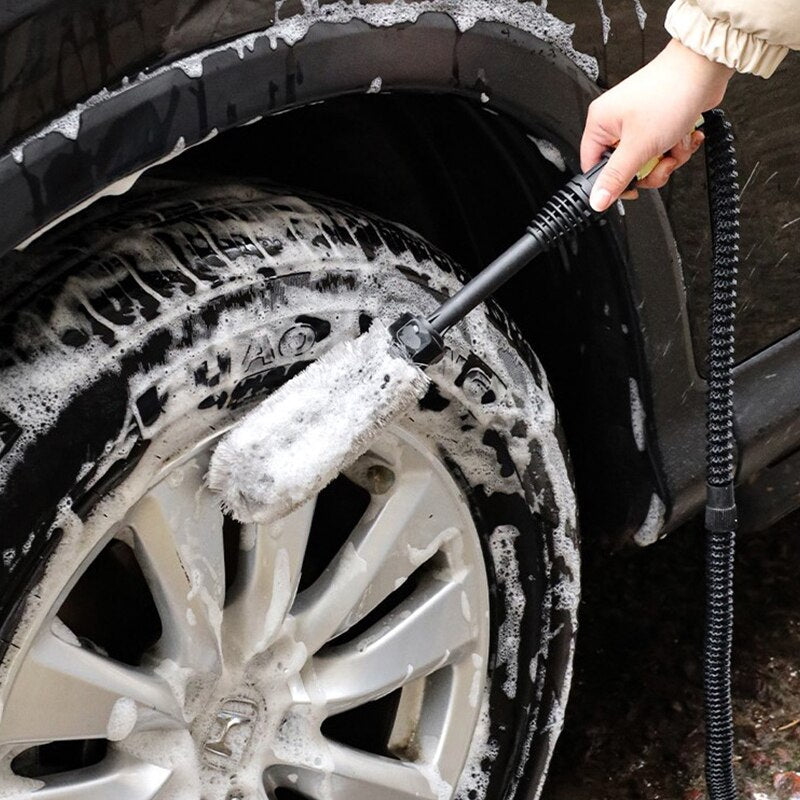 5 cepillos de limpieza para coche.