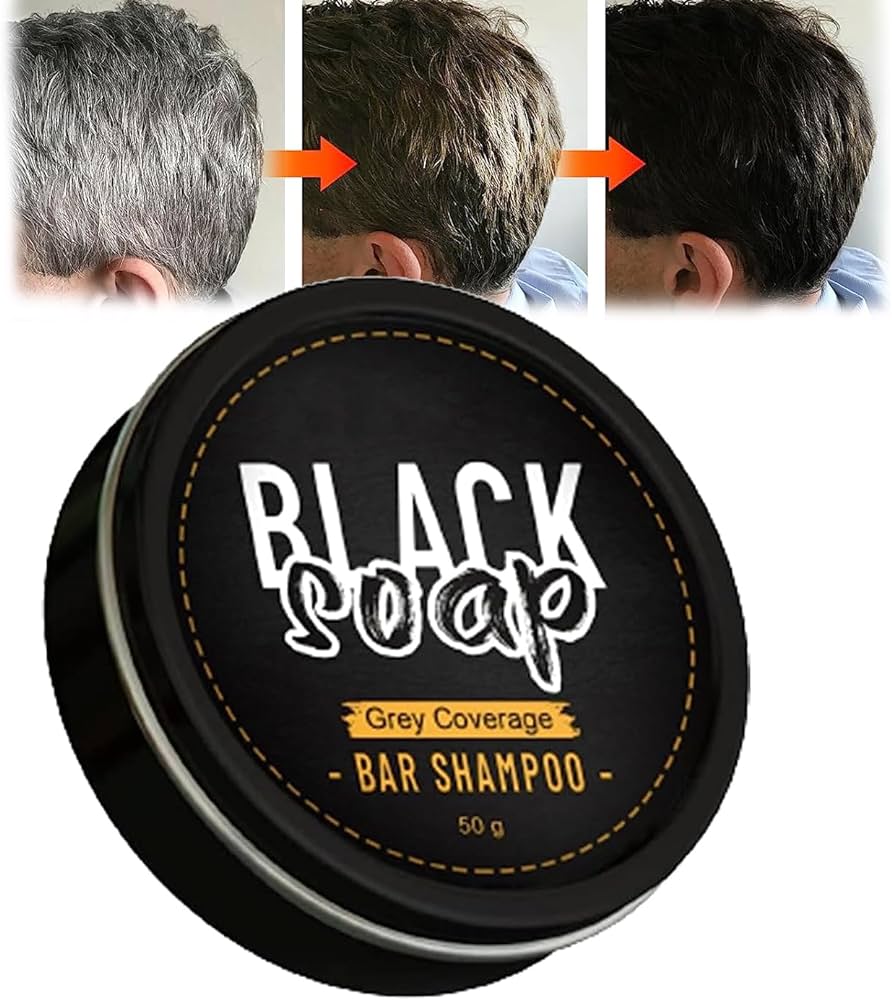 Champú en barra para cabello gris