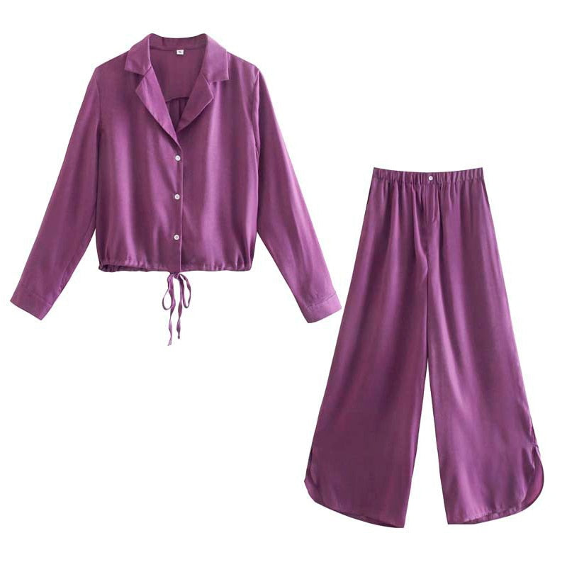 Conjunto de pijama holgado