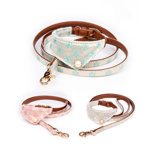 Lindos collares con lazo para mascotas